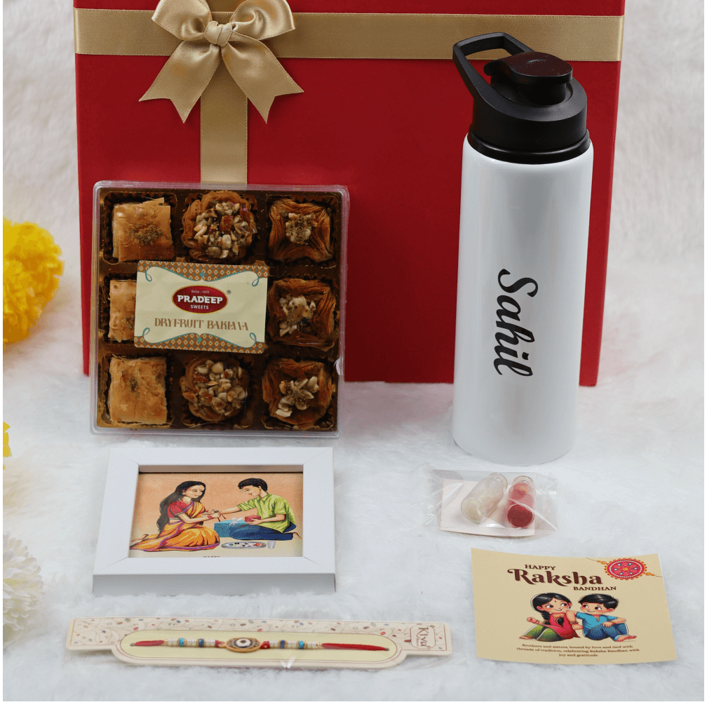 Personalized Rakhi Gift Hamper for Brother