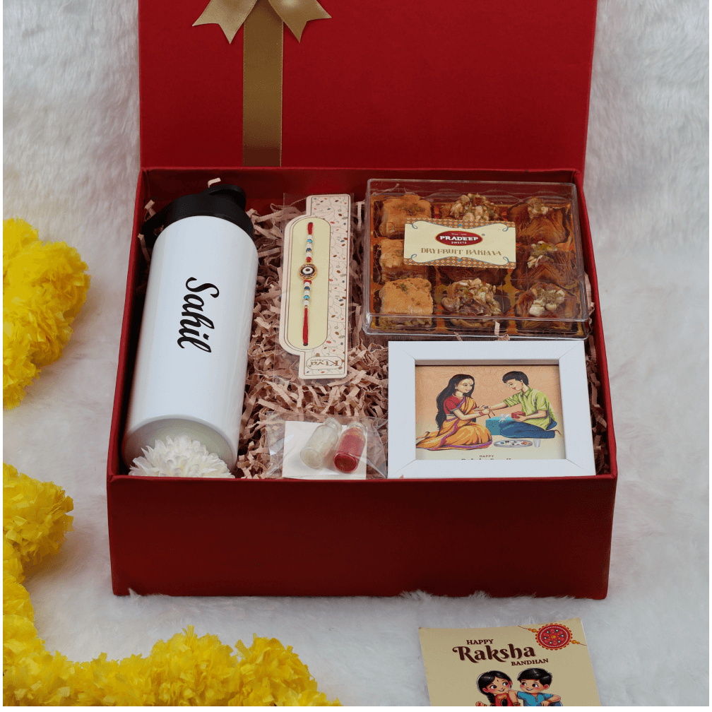 Personalized Rakhi Gift Hamper for Brother