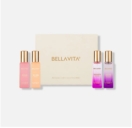 Bella Vita Luxury Perfume Gift Set For Women - 4 x 20ml