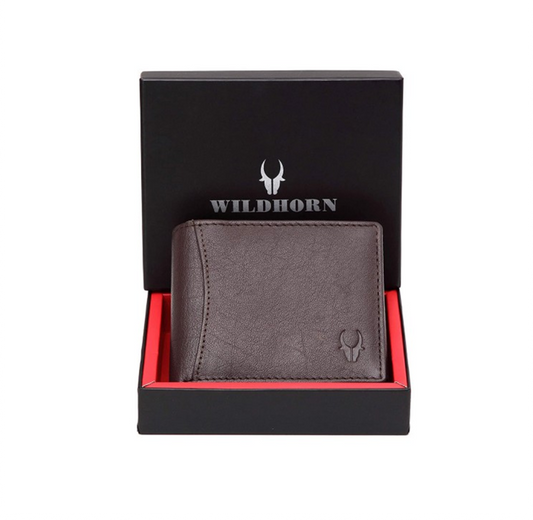 WildHorn Men Brown Leather Wallet
