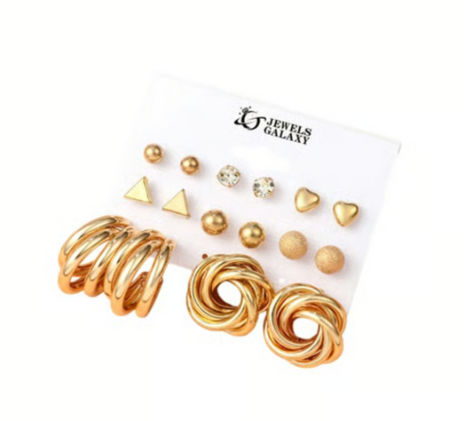 Stud Earrings Set